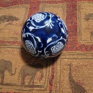 Blue and White Decorative ORB